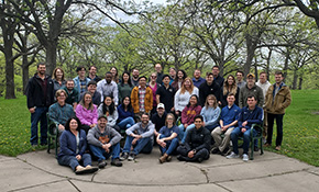 Graduate Engineers and Land Surveyors group photo taken at the May 2022 Hot Topic meeting in St. Cloud, MN
